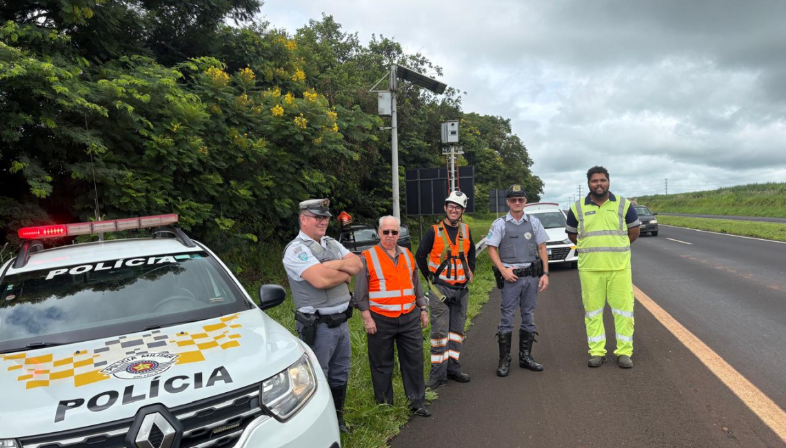 Em Ribeirão Preto, Ipem-SP verifica radar na rodovia SP-334